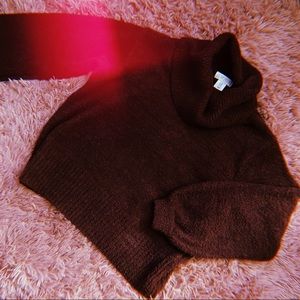 Maroon Soft Cowl Neck Sweater *Brand New*